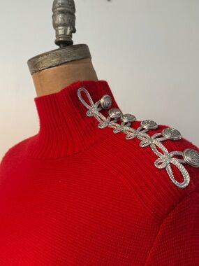 PACO RABANE X H&M red wool sweater  unisex M